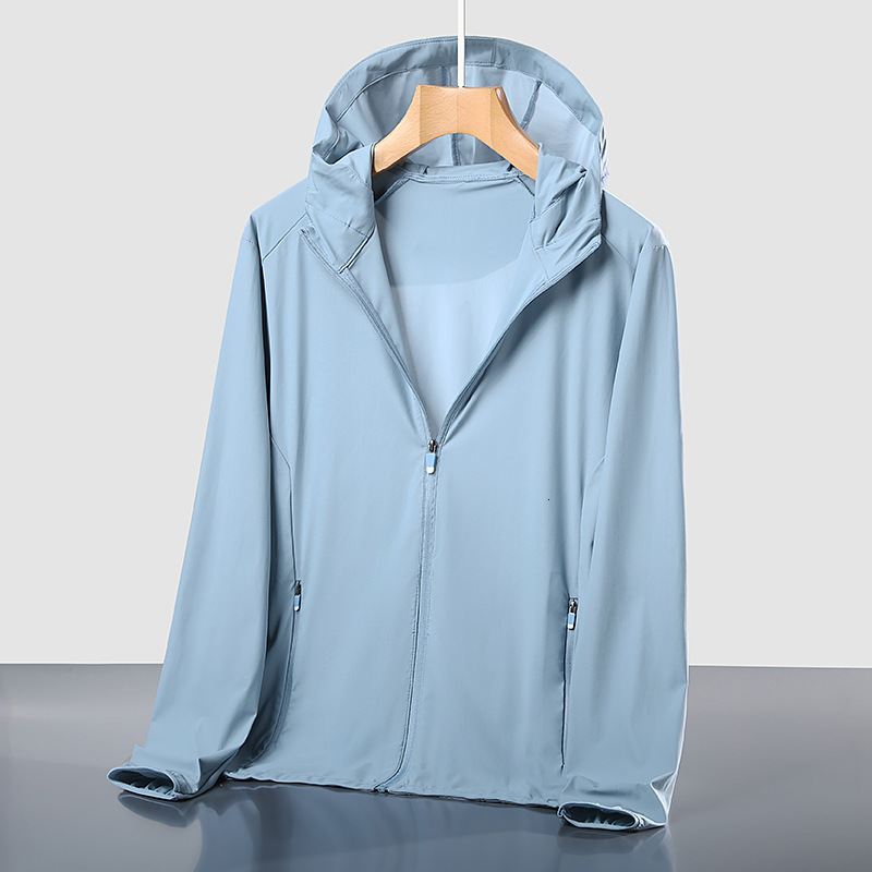 tracksuit Summer ice silk for women men, high elasticity, breathability, and UV resistance UPF50+printed on sunscreen clothing