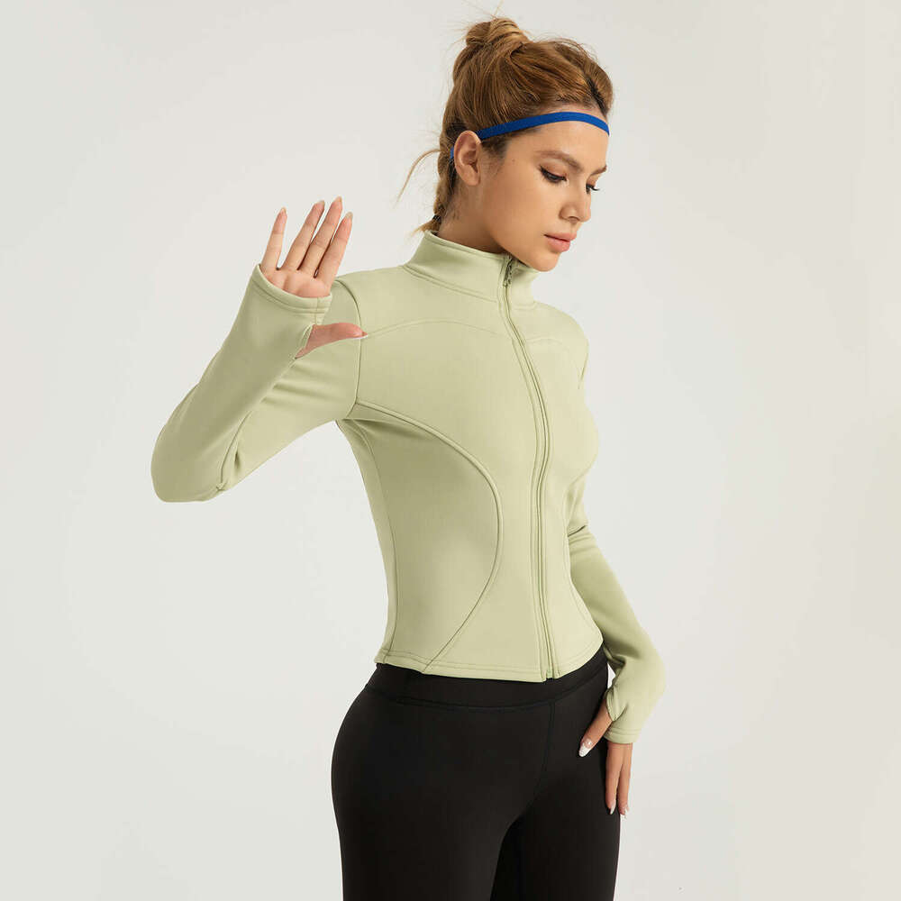 New Autumn Winter Suits In The Special Zone, Plush And Thickened Thermal Fitness Suits, Casual Slimming Running Yoga Jackets KLMY