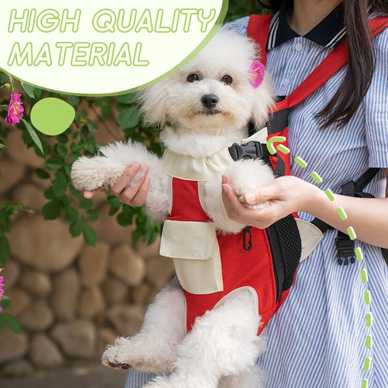 Dog Carrier Backpack Cat Adjustable Carrier Bag With Legs Out Portable Pet Supplies For Small Medium Dogs Puppy Accessories For