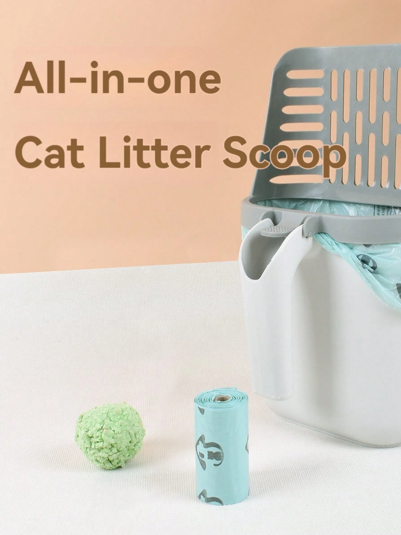 All-In-One Cat Litter Box Kit: Shovel, Bin, Bags Dog supplies Jaula para gatos Dog backpack Cat carrier Pet backpack Cat handbag