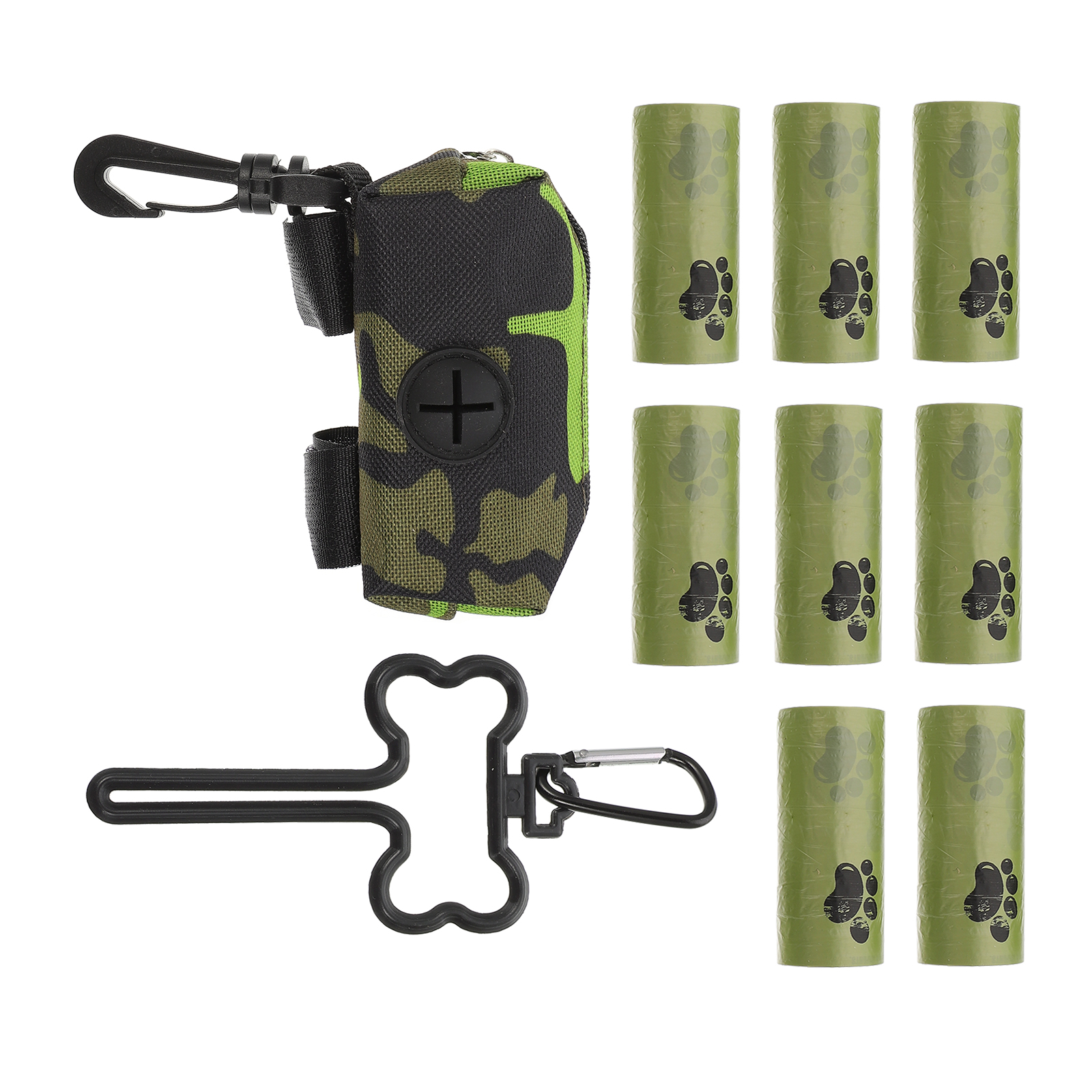 Leak Dog Walking Bag Trash Bags Waste Holders Portable Oxford Cloth Poop Litter