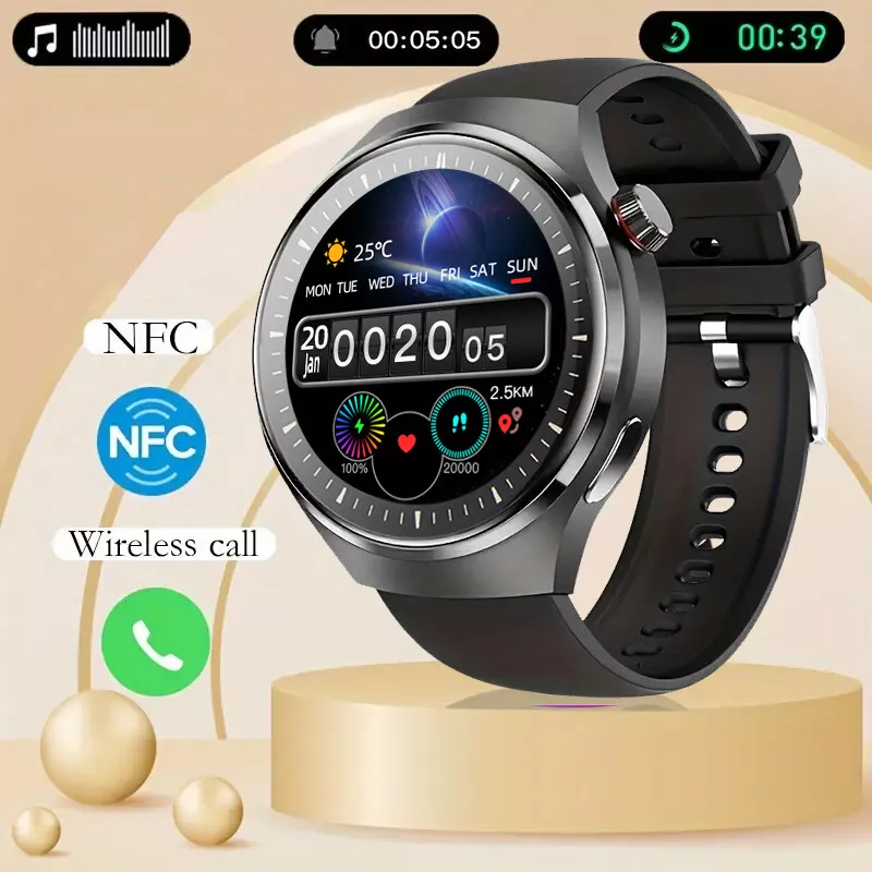 Men's & Women's Stylish Sports Smartwatch with Built-in Bluetooth Calling Feature