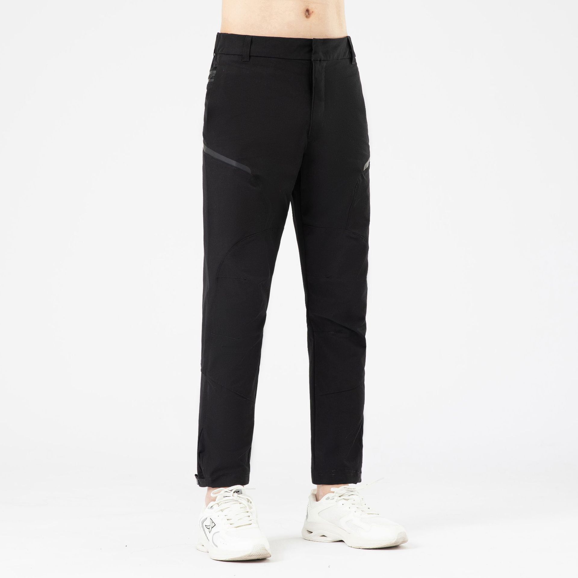 tracksuit Outdoor sports elastic men, outdoor hiking, breathable leisure, quick drying cycling, ice silk pants for men