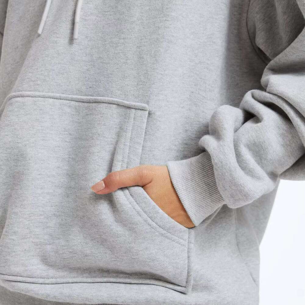 High Quality Cozy Terry Fleece Women Comfy Oversized Workout Fashion Pullover Hoodies