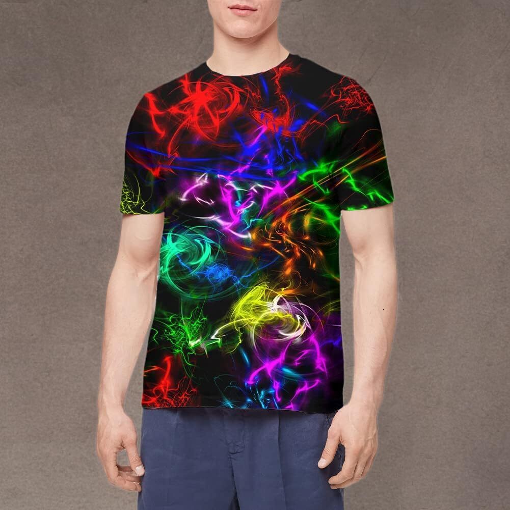 Mens T shirt Unisex Stylish 3D Printed Shirts Short Sleeve Graphic T-Shirts Tops Tees for Men and Women tee Casual tops summer clothes cool color