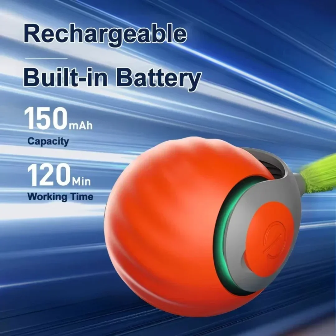 NEW Smart Interactive Speedy Tail 2.0 Cat Toy Automatic Moving Balls for Cats And Dogs Touch Motion Rolling Toy Ball for Pet