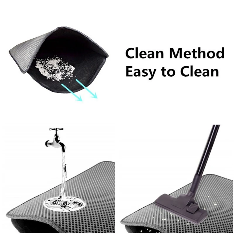 Double Layer EVA Cat Litter Pad Waterproof Non-slip Sand Basin Filter Kitten Dog Washable Mattress Floor Mat Pet Clean Supplies