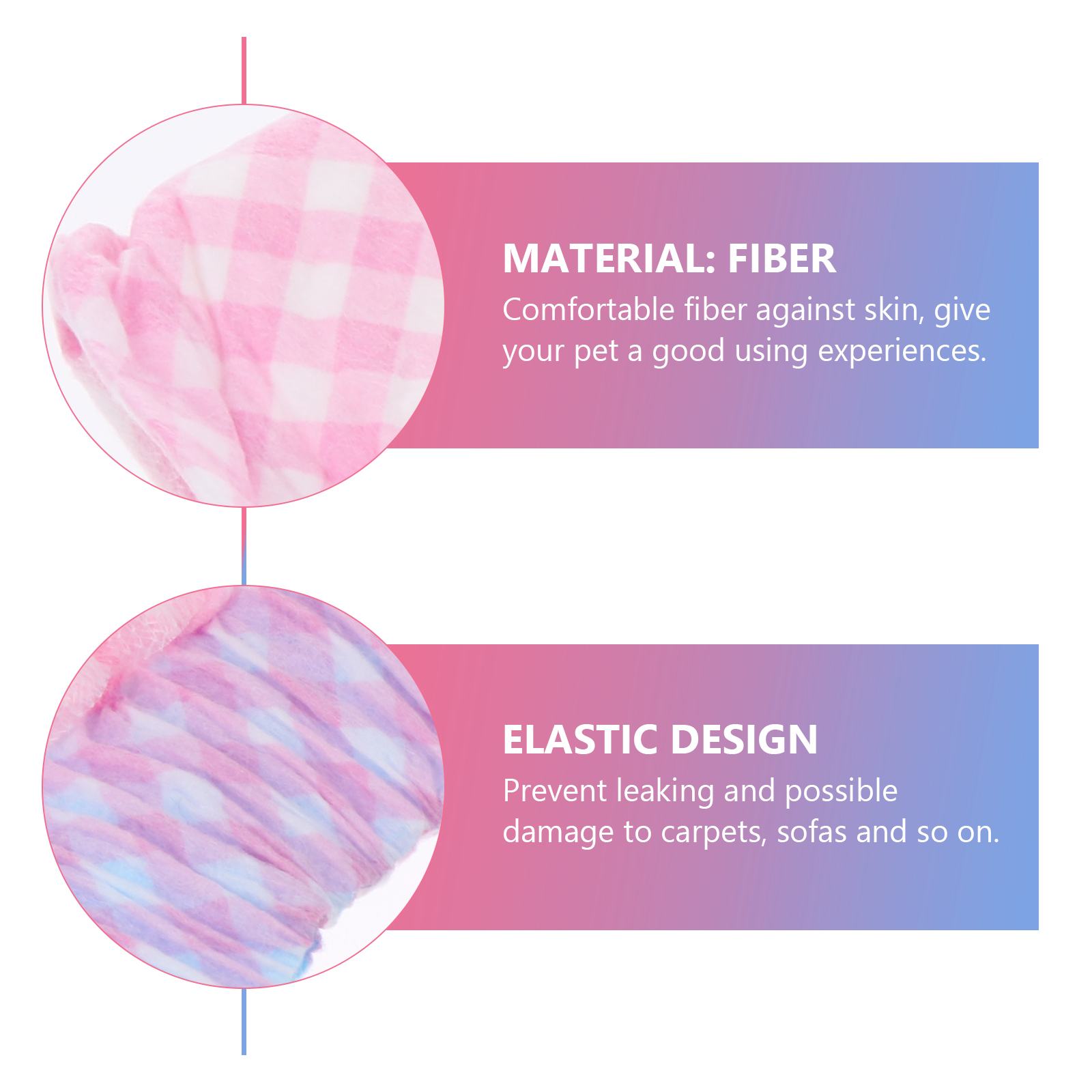 12 Pcs Pet Diapers Dog Pee Pads Washable Dogs Doggy Full Coverage Male Poop The