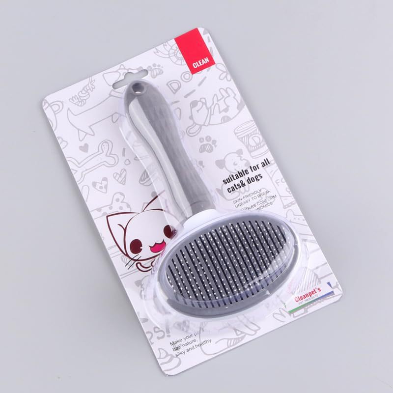 Pet comb to remove floating hair stainless steel needle comb cat knotted comb hair removal artefact dog row comb close tooth