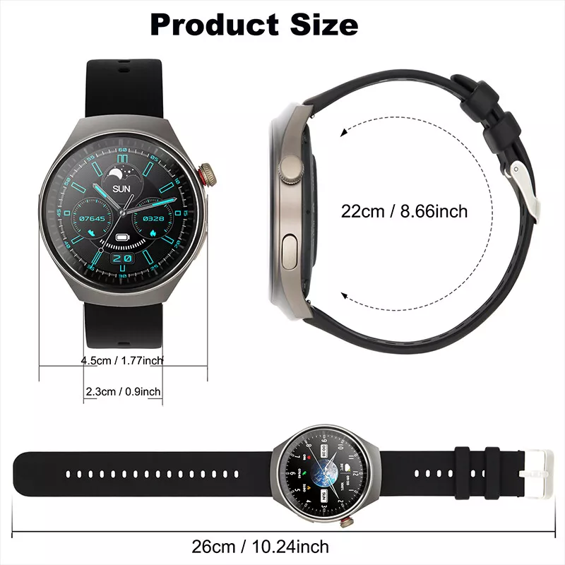 Men's & Women's Stylish Sports Smartwatch with Built-in Bluetooth Calling Feature