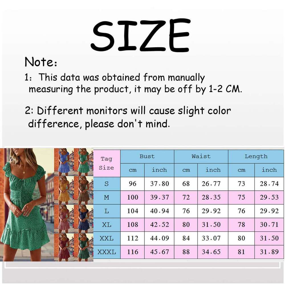 Boho Vintage Beach ral Womens Summer Short Sleeve Ruffles Mini Plus Size Print Party Dress Vestido de Festa