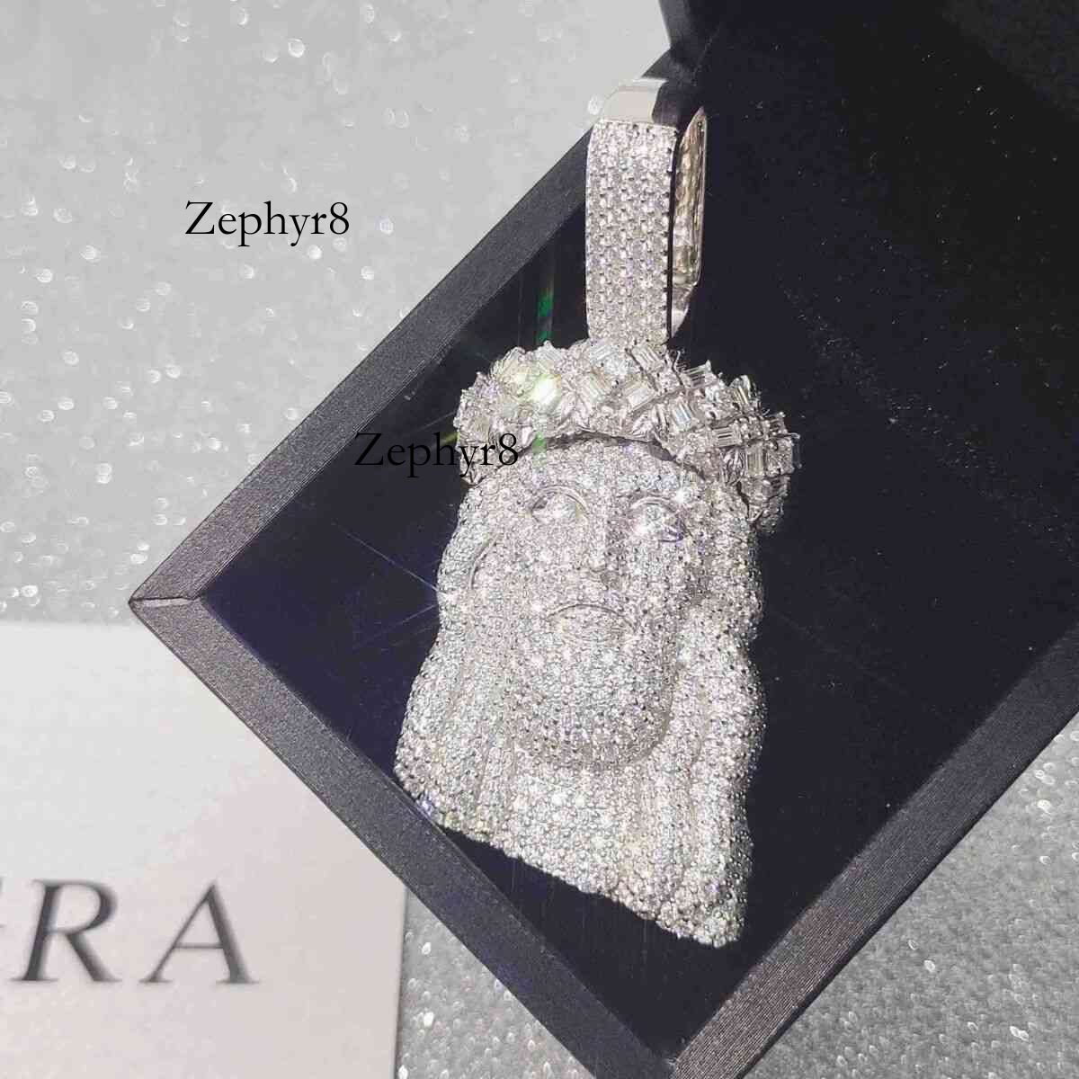 necklace moissanite chain custom pendant Pass Dia Tester FL Hip Hop Jewelry S Jesus