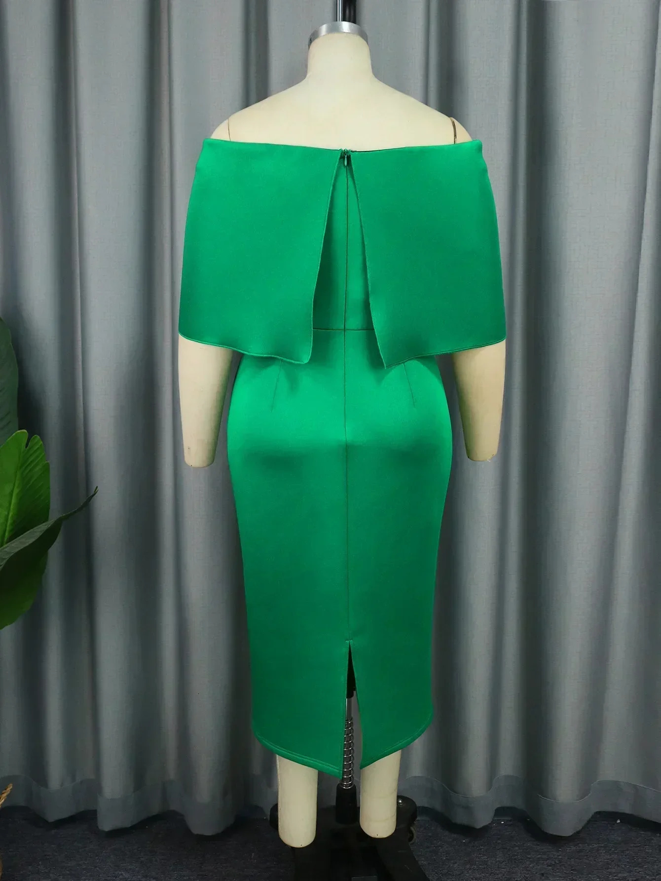 AOMEI Women Party Dresses Off Shoulder Bow Birthday Bodycon Elegant Slim Celebrate Midi Cocktail Event Cute Prom Robes Plus Size 250225