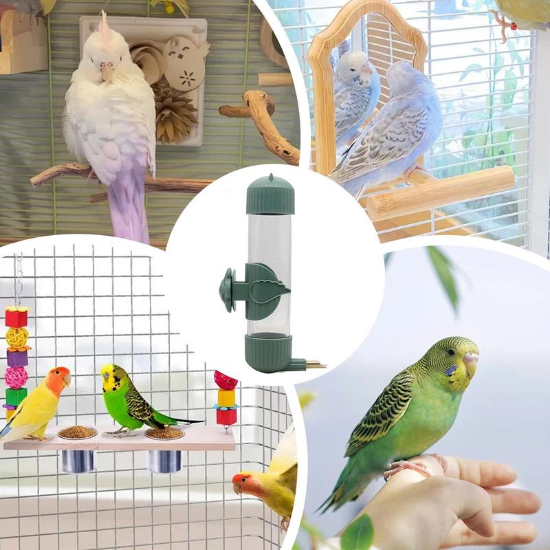 Bird Water Bottle For Cage Bird Drinking Device Waterer Small Animals Automatic Water Drinker For Budgies Cockatiel Lovebird