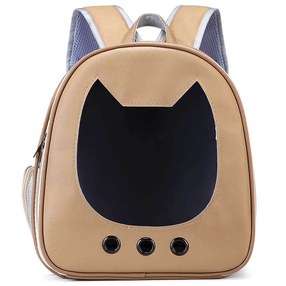 Cat Carrier Bag Pet Backpack Portable Outdoor Cat Travel Shoulder Bag Cat Carrying Bag Large Capacity Breathable Dog Carrier Bag 250205