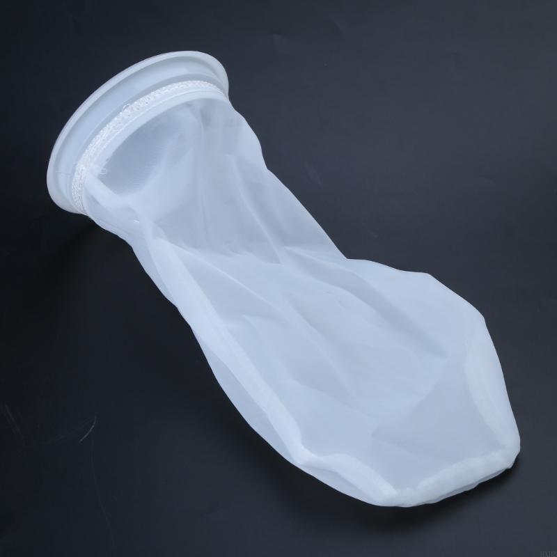 2025 New Aquarium Filter Socks 200 Micron 10 In Long 4 In Plastic Ring Nylon Filter Bags