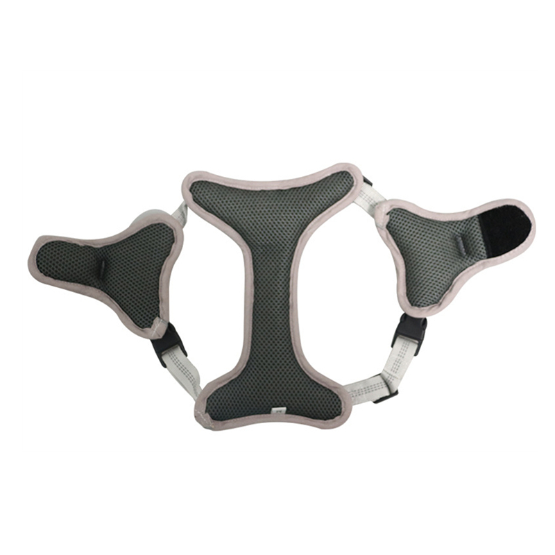 Dog Harness No Pull with 2 Leash Clips, Durable and Breathable Adjustable Soft Padded, Three Sturdy Safety Buckles Pet Harness with Easy Control Handl