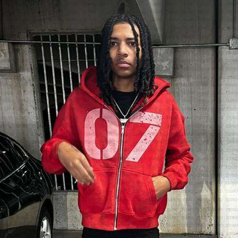 Hot Spring Cross Grade 07 Hoodie Men's and Women's Same Style Loose Hooded Sweatshirt