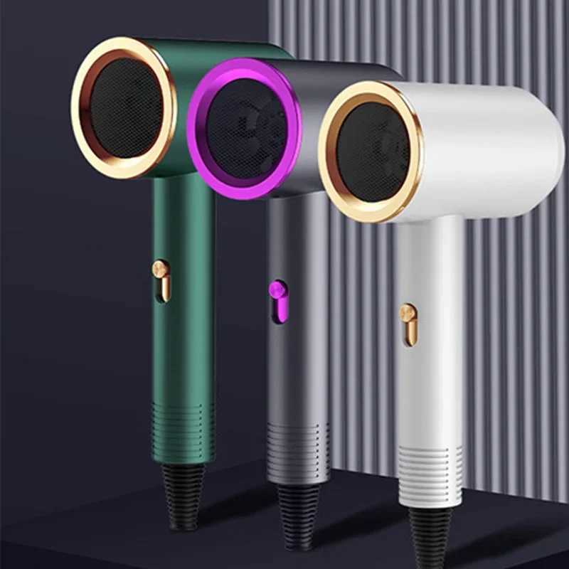 Hair Dryers Wholesale Price High Quality Hair Dryer Professional Turbocharged Electric Hair Brush High Wind Low Noise Dryer Free Shipping z250305