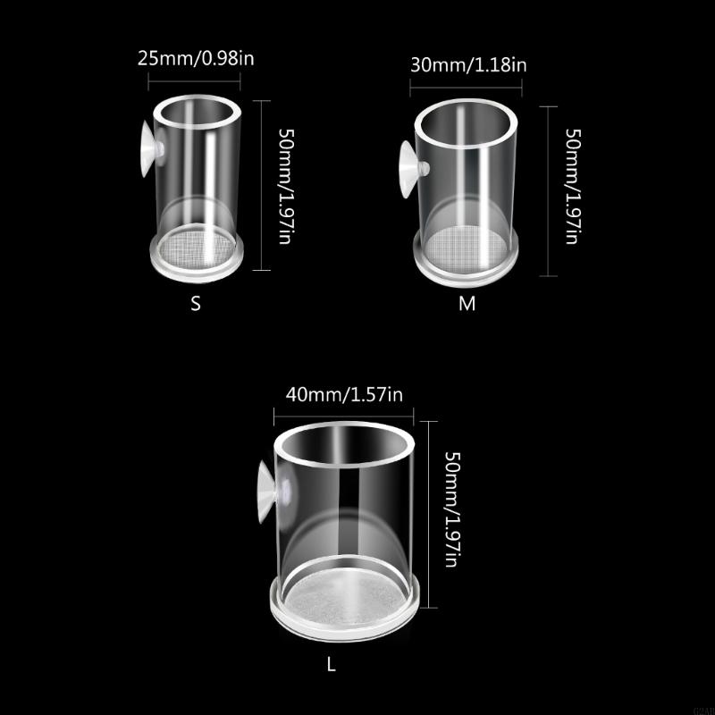 G2AB Automatic Fish Feeder Brine Shrimp Feeder Red Worm Feeding Feeder Funnel Jar