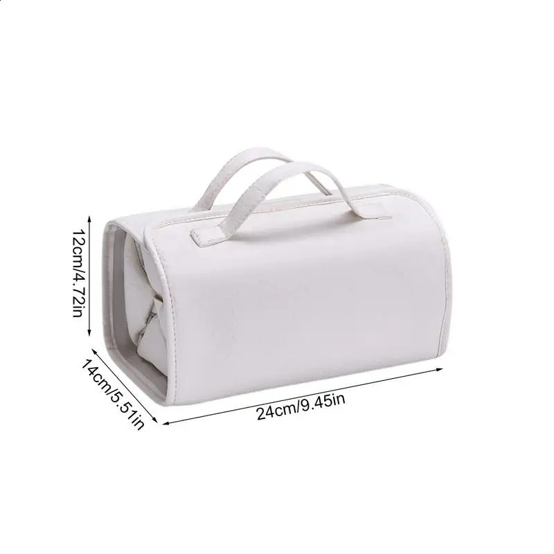 Ship from US 4in 1 Makeup Bag Mesh Cosmetic Case for Women Portable Travel Toiletries Organizer Beauty Zipper Brushes Lipstick Storage 250305FBB