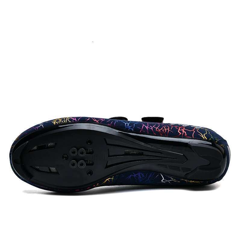 New Professional Men Locking Booster Breathable Double Knob Buckle Women SPD Hard-Soled Road Cycg Shoes