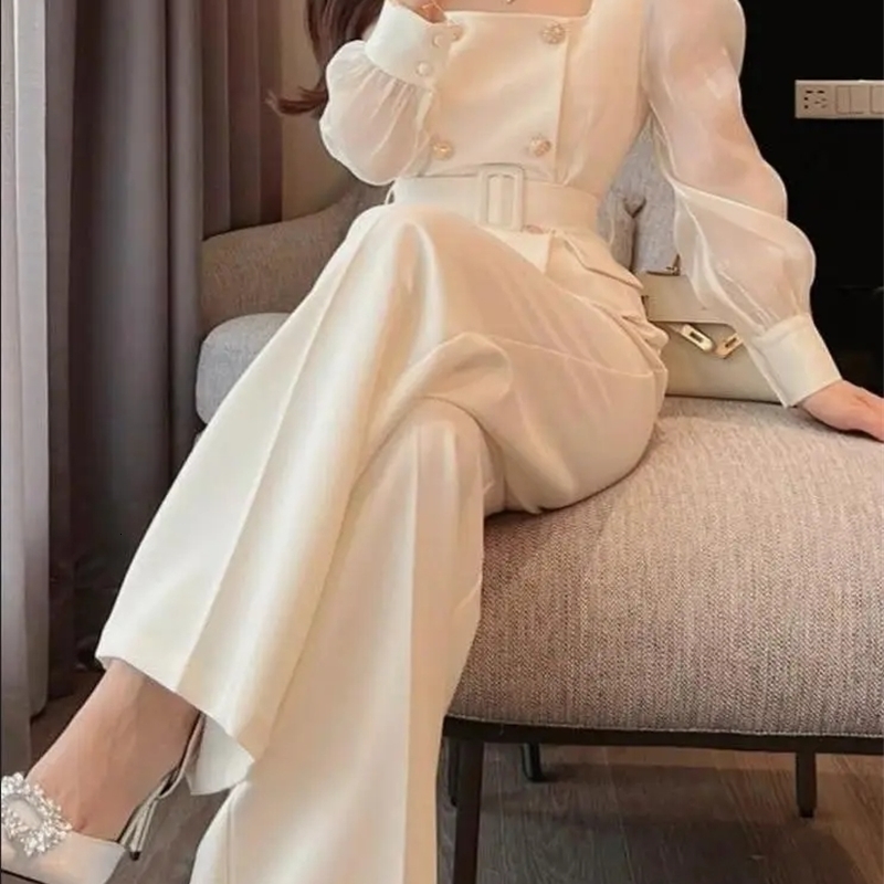 Womens twopiece summer set womens sexy Trouser 2piece 2023 elegant jacket 250225