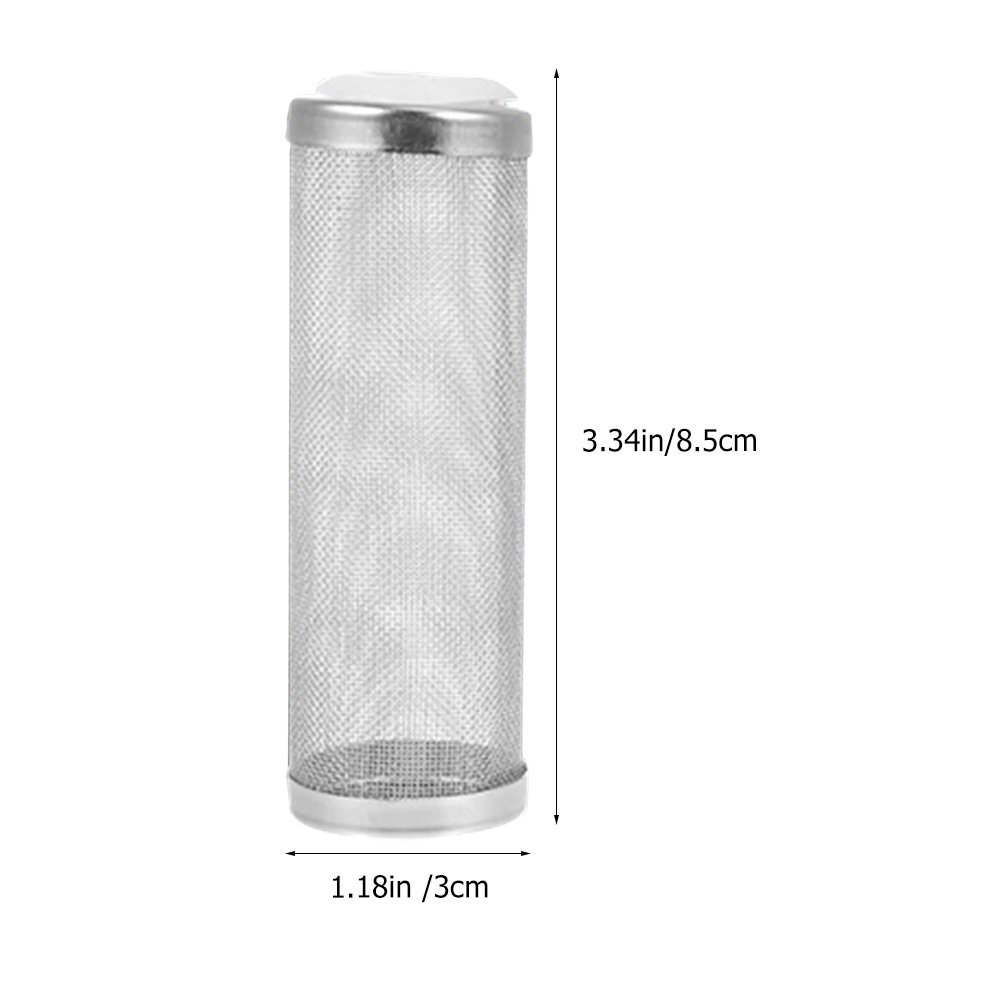 2 Pcs Filter Cover Water Outlet Protective Case Filters 304 Network Pitcher Jug Aquarium Inlet Basket