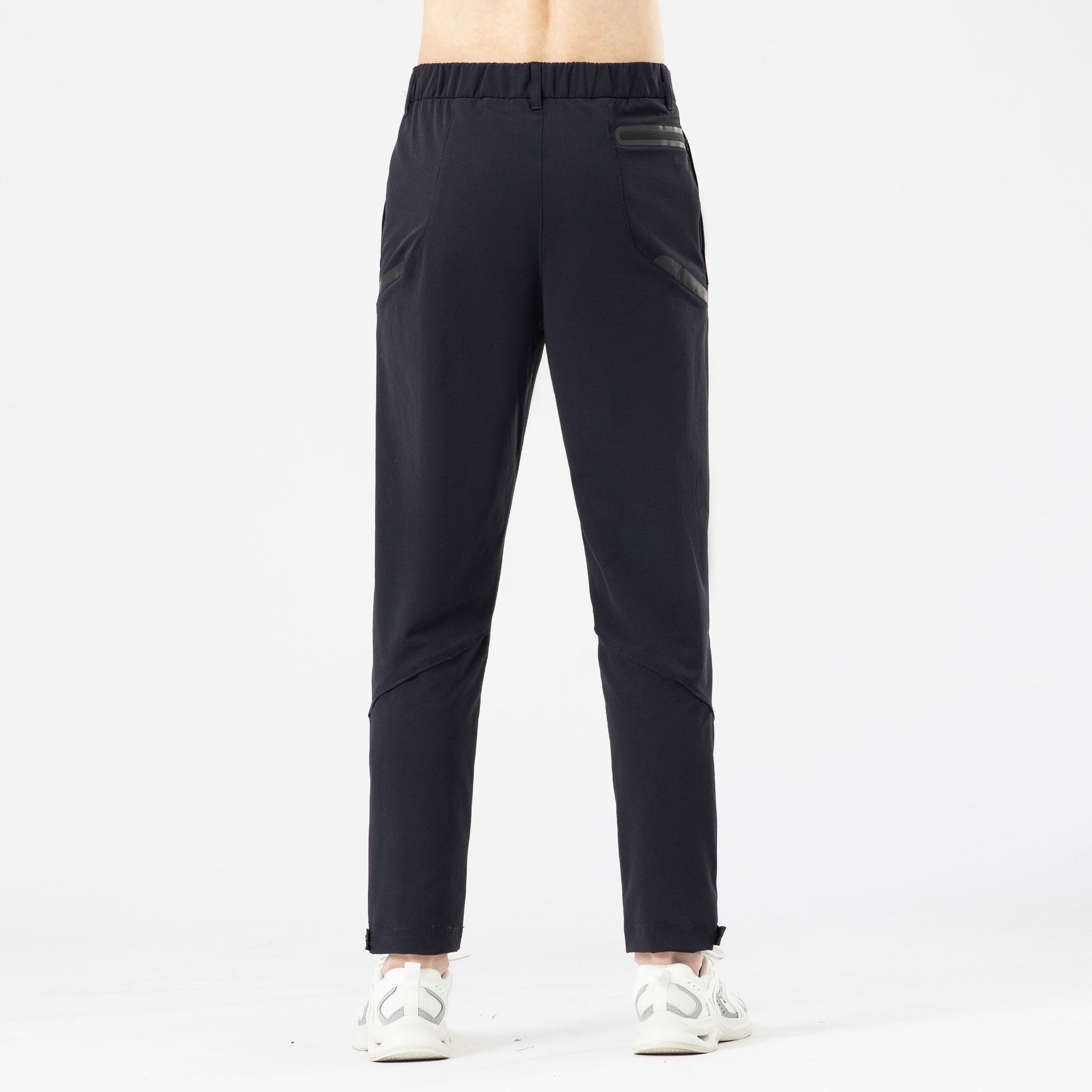 tracksuit Outdoor sports elastic men, outdoor hiking, breathable leisure, quick drying cycling, ice silk pants for men