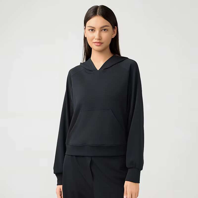 Women's Spring And Autumn Basic Casual Comfortable Hooded Loose Long-Sleeved Hoodie