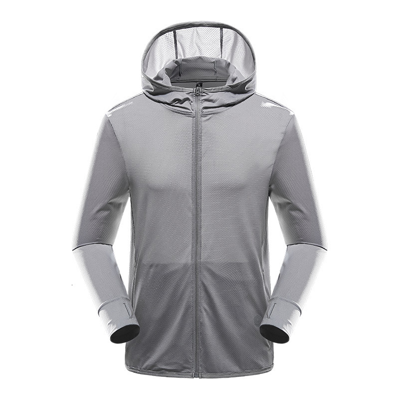 New tracksuit outdoor women, summer sun protection UV resistant clothing for men, ice silk elastic skin windbreaker