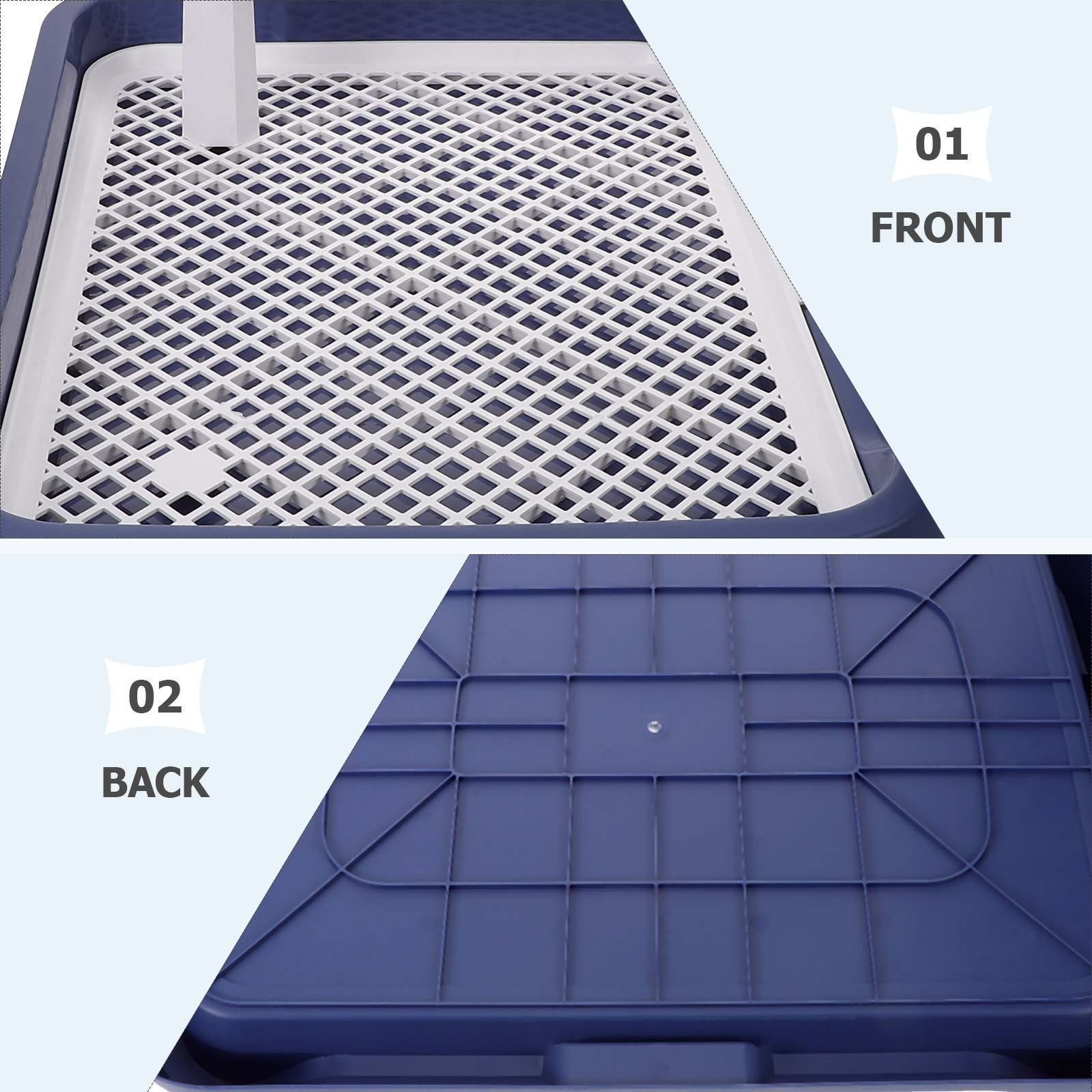 Puppy Toilet Anti-slid Training Pee Pad Mesh Dog Toilet Dog Potty Tray Pet Potty Tray Holder indoor dog potties