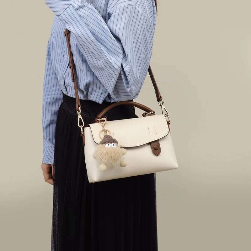 Women's 2024 New Summer Cambridge Leather Women's Bag For Girlfriend's Birthday Can Be Single-Shoulder Handbag Bags