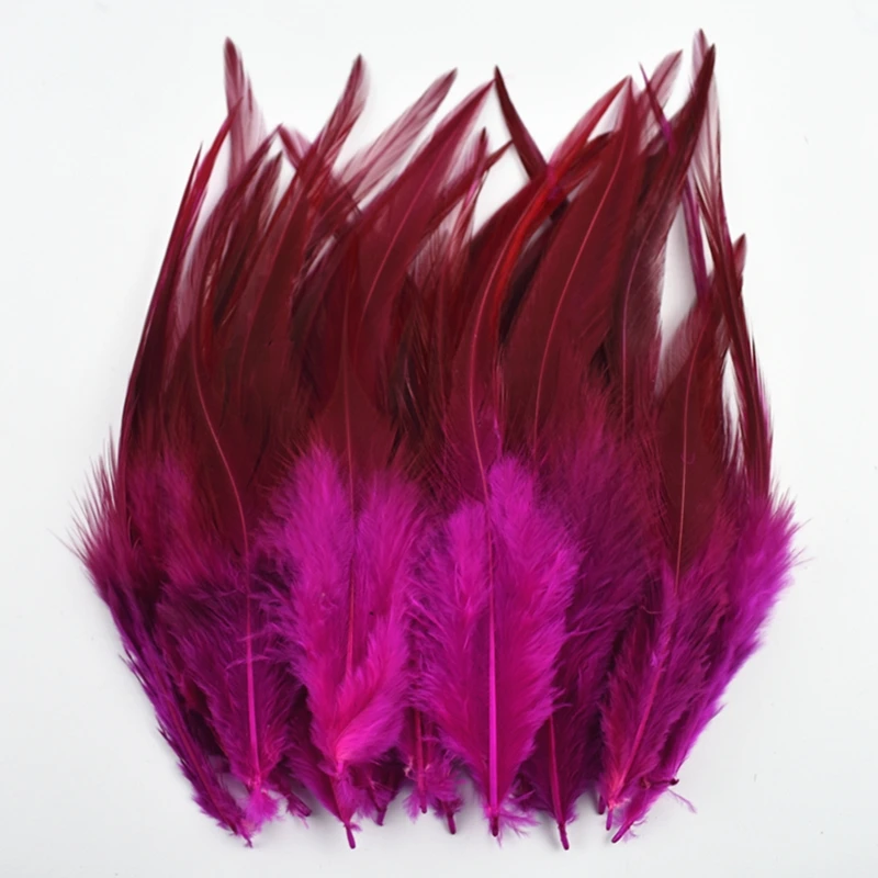 20Pcs Colored Pheasant Feathers for Crafts Jewelry Dream Catcher Natural Chicken Cock Carnival Handicraft Accessories Decoration