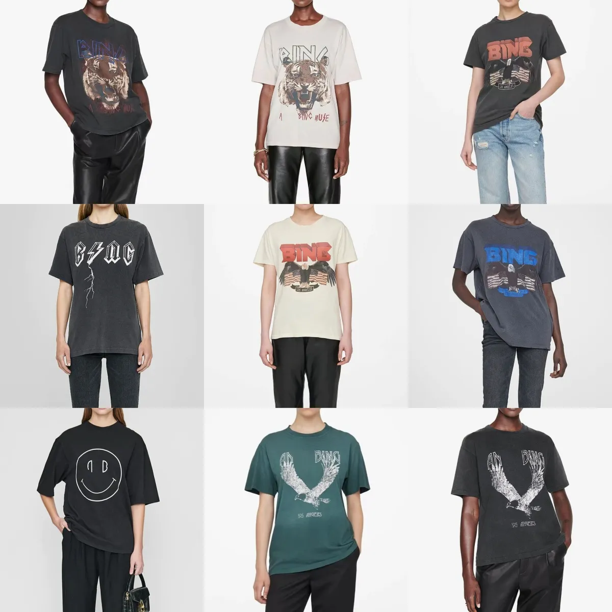 Designer Women T shirt Tops Pullover Cotton Classic Alphabet Print Fried Snowflake Wash Water Beach Tee Fashion Trend Casual Short Sleeve Womens A bing Tshirt