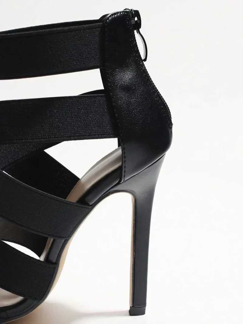2023 New Summer Womens High Heels Stiletto Womens Sandals Fi All-mah Zipper Sexy Open Toe Buckle Sandals Women PartyXJ2500305