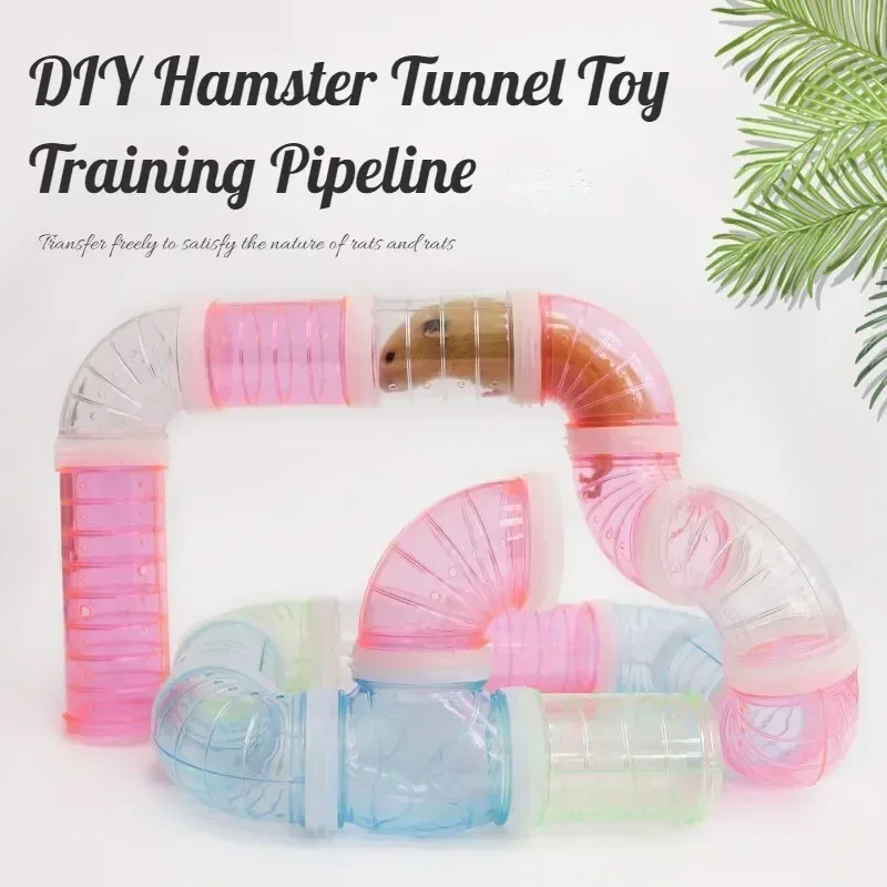 Plastic Training Playing Tools External Tunnel Hamster Toys Multifunctional Hamster Cage Accessories Hamster Pipeline