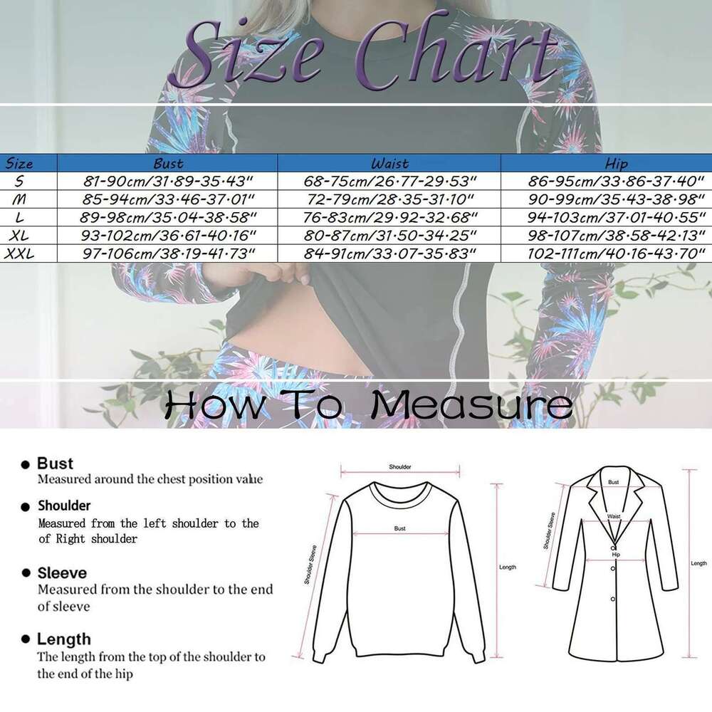 Long 2024 Sleeves Surfing Swimsuit Print Swimwear Women Two Pieces Diving Clothes Beachwear Bathing Swimming Swim Suit Km-Ly