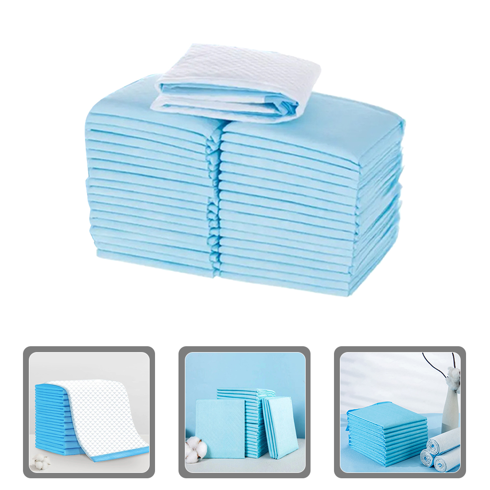 50 Pcs Pet Pee Pads Absorbent Paper Puppy Training For Cat Dog Changing Mat Small
