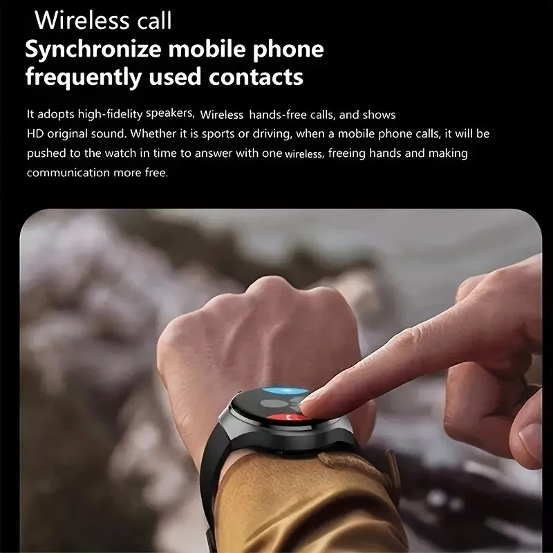 Fitness Enthusiast's Essential: Unisex Smartwatches with Integrated Bluetooth Calling & Water Resistance Features