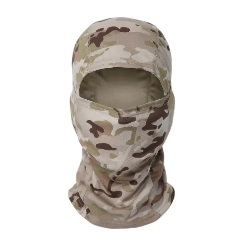 Outdoor Motorcycle Riding Mask Windbreaker Head Covering Sunscreens Outerwear Caps Mens Logo Printed Headgear