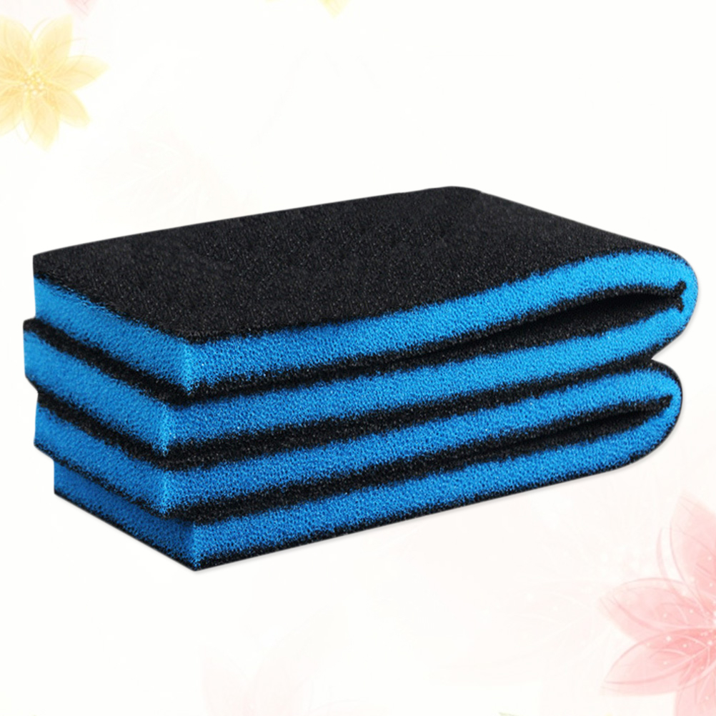 2 Pcs Sponge Filter for Fish Tank Aquarium Tanks Pad Biological Thicken Biochemical