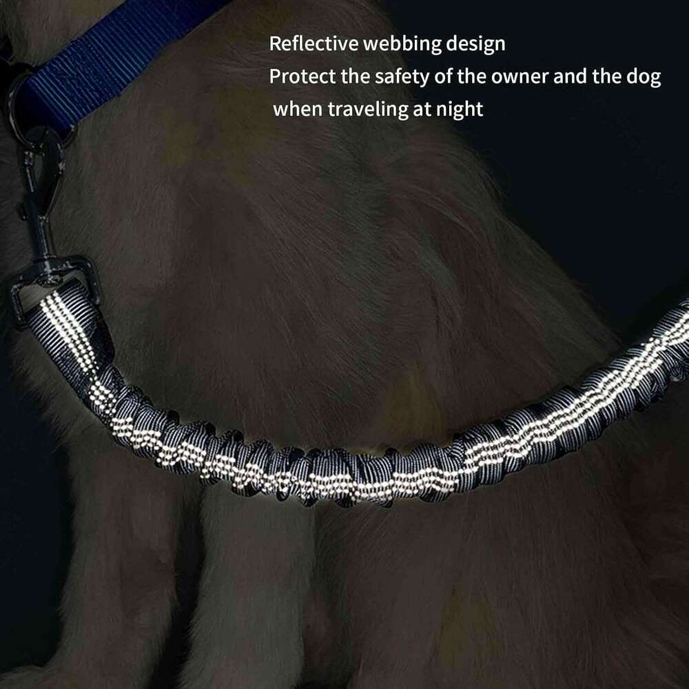 DHpet Rope Dog Lead for Medium Dogs Dog Leash Retractable Long Belt 1.6m with Carabiner Small Dogs Buckle Drawstring Hook Loop Large Capacity Waterpro