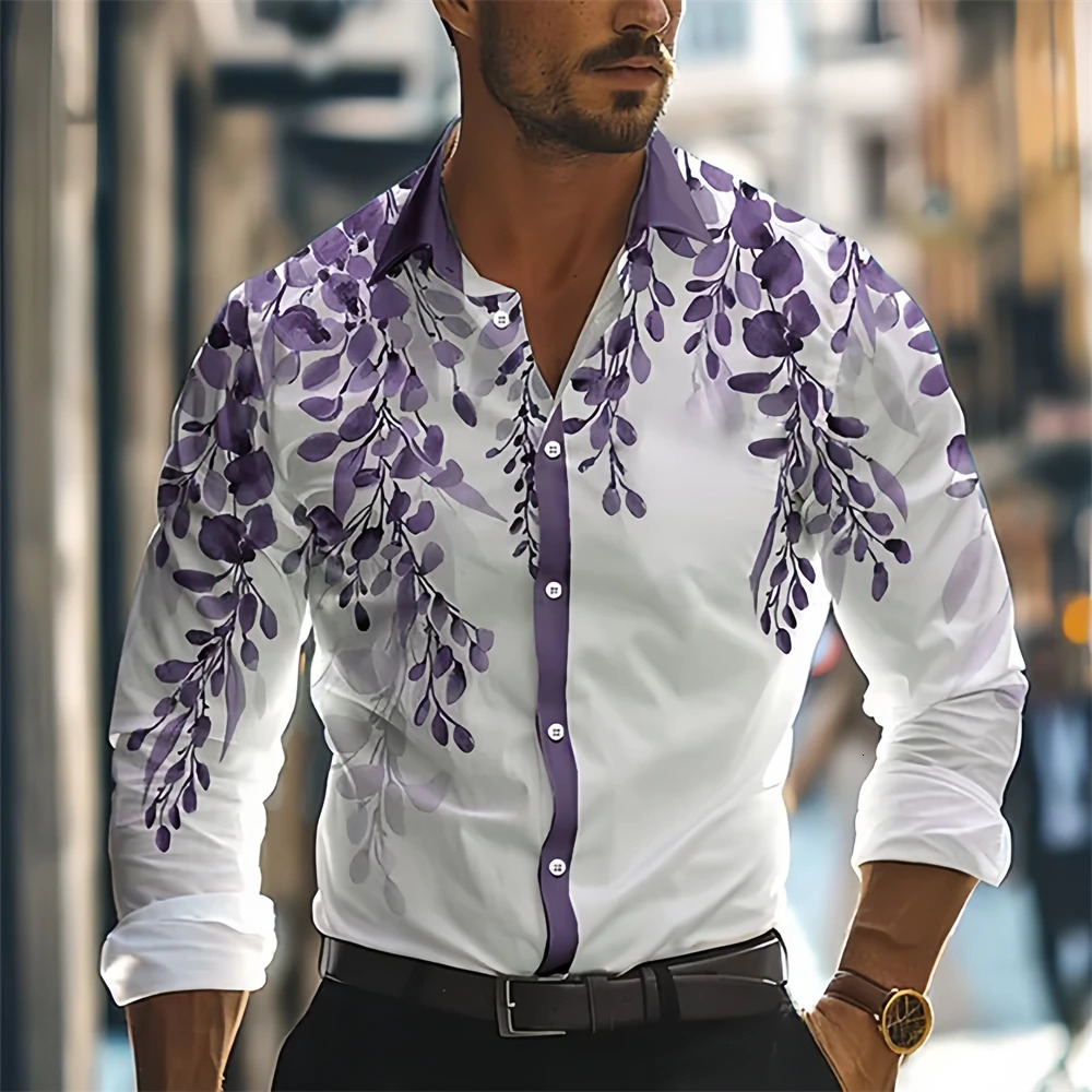 Mens Shirt Business Casual Vacation Street Shopping Daily Home XS5XL 250227