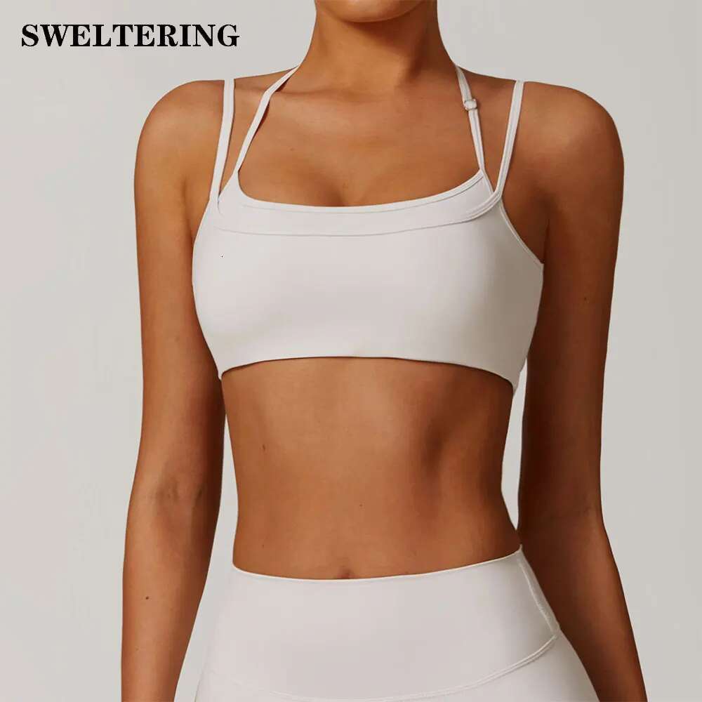 Feeg The Of Nudity Fiess Vest Women's High-Intensity Shockproof Yoga Bra Outdoor Running Bodybuilding Sports Underwear Kl-My