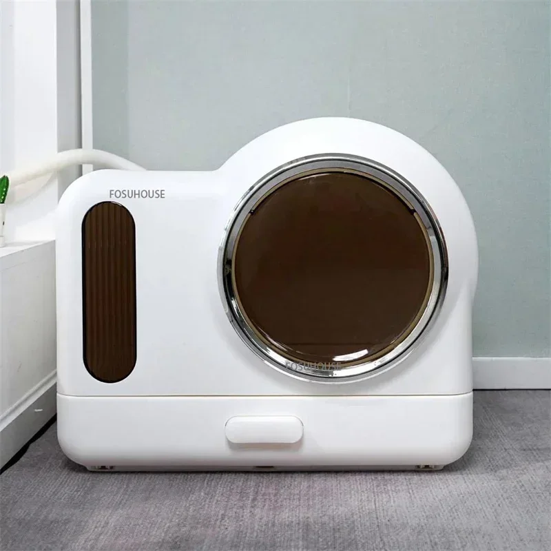 Fully Enclosed Odor-proof Exhaust Sandbox for Cat Large Cat Toilet Pet Supplies Cat Litter Box Automatic Deodorization System