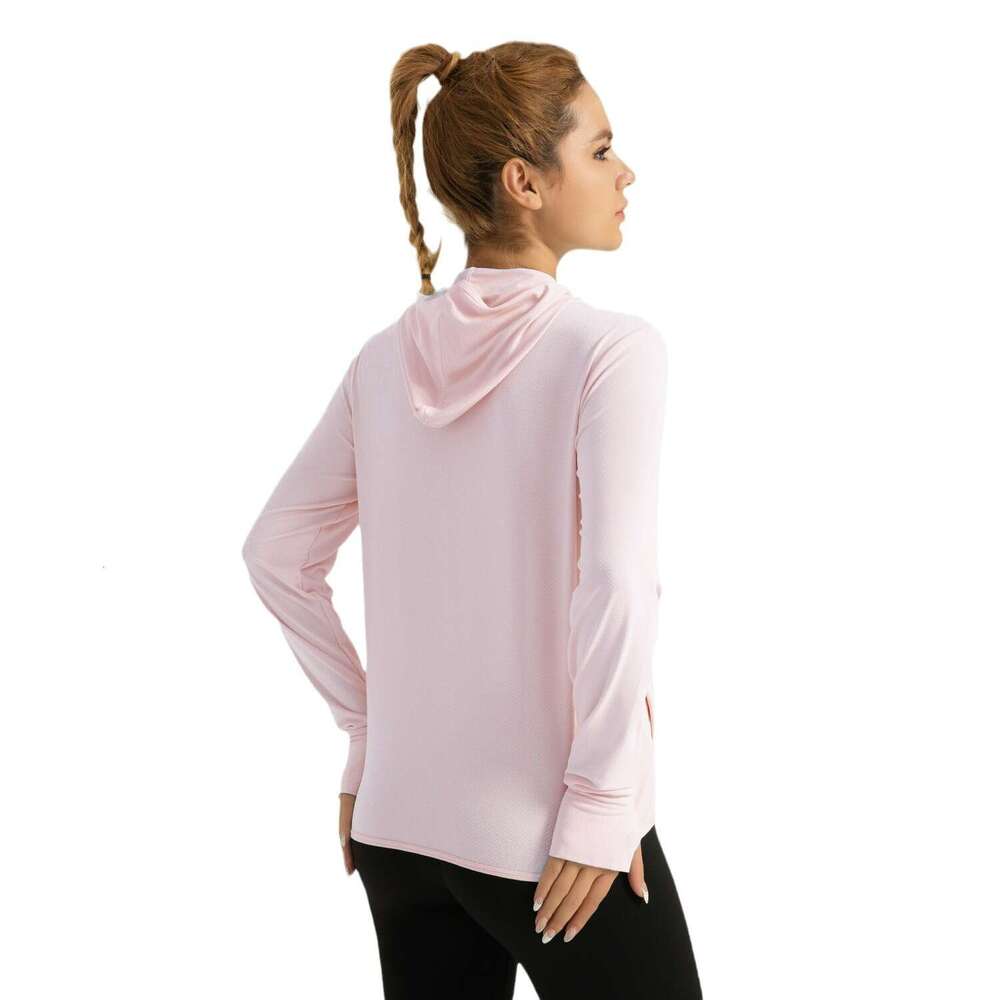 Summer New Hooded Coat For Women Outdoor Jacquard Breathable Sunscreen Clothes In The Special Zone KLMY