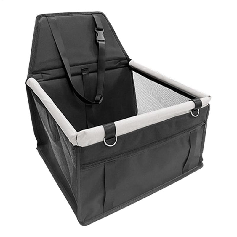 Dog Car Seat Dog Carrier Puppy Car Seat Pet Booster Car Seat Scratch Proof Durable Pet Booster Car Seat Bed With Storage Pocket