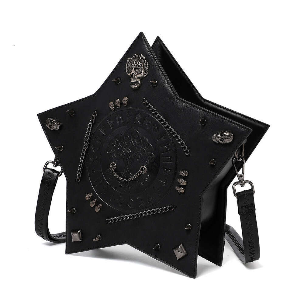 TEMU New Bag Women's Gothic Niche Women's Backpack Skull Head Single Shoulder Diagonal Cross Bag