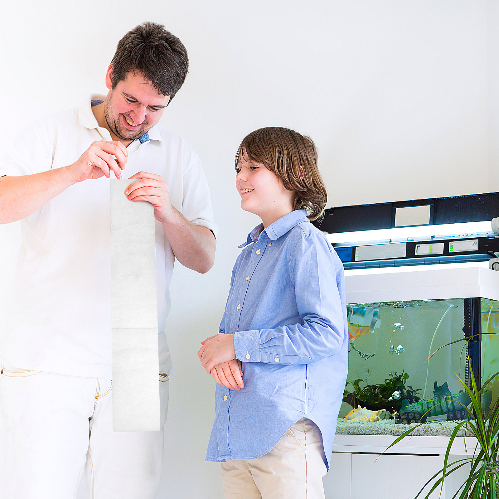 2 Pcs Fish Tank Filter Sponges Accessories Aquarium Floss for Reef Pad Tanks Small